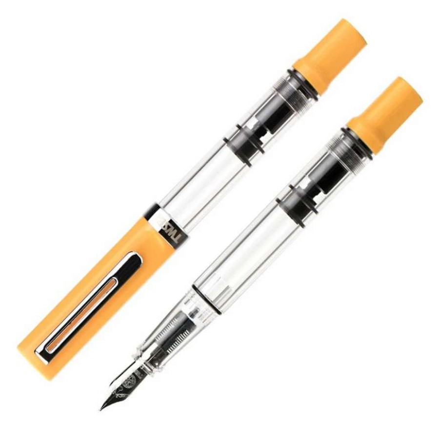 Fountain Pens * | Twsbi Eco-T Saffron Fountain Pen