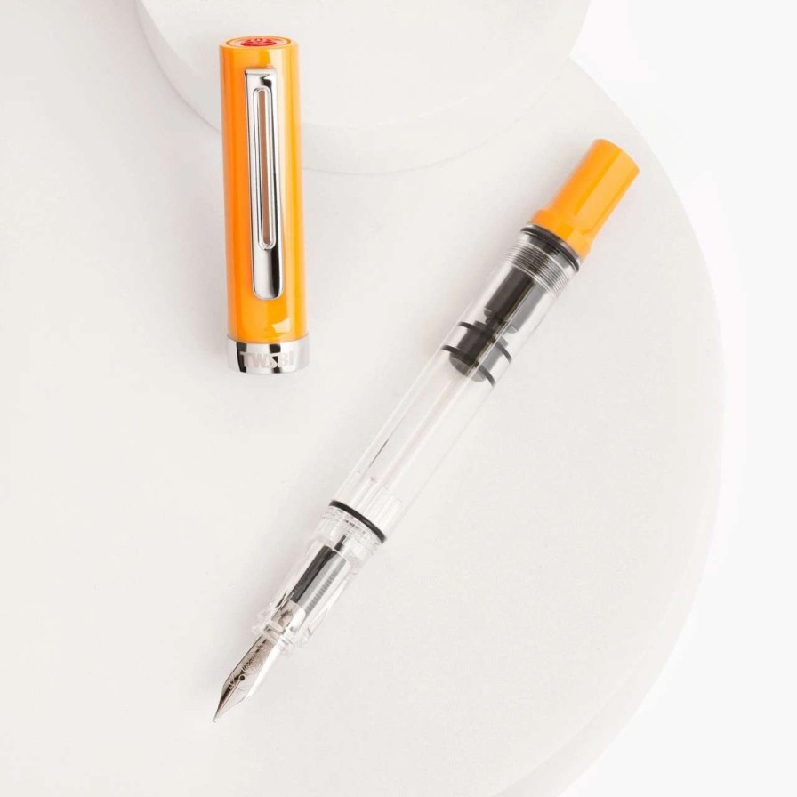 Fountain Pens * | Twsbi Eco-T Saffron Fountain Pen