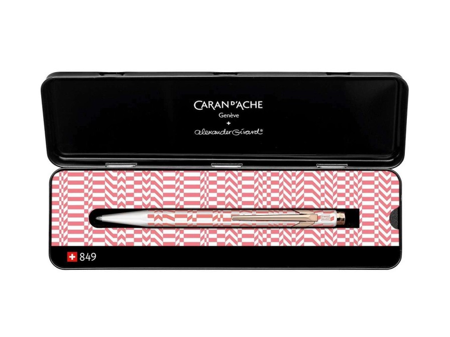 Ballpoint Pens * | Caran D'Ache 849 Ballpoint Pen Alexander Girard Pink, #849.123