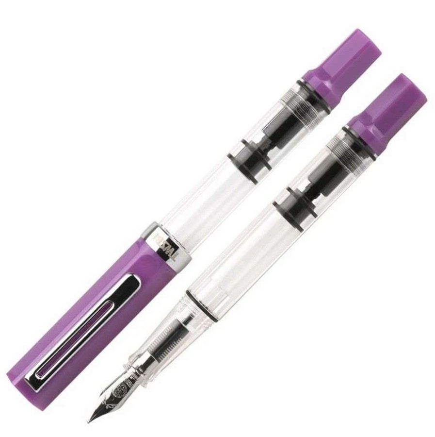 Fountain Pens * | Twsbi Eco Lilac Fountain Pen