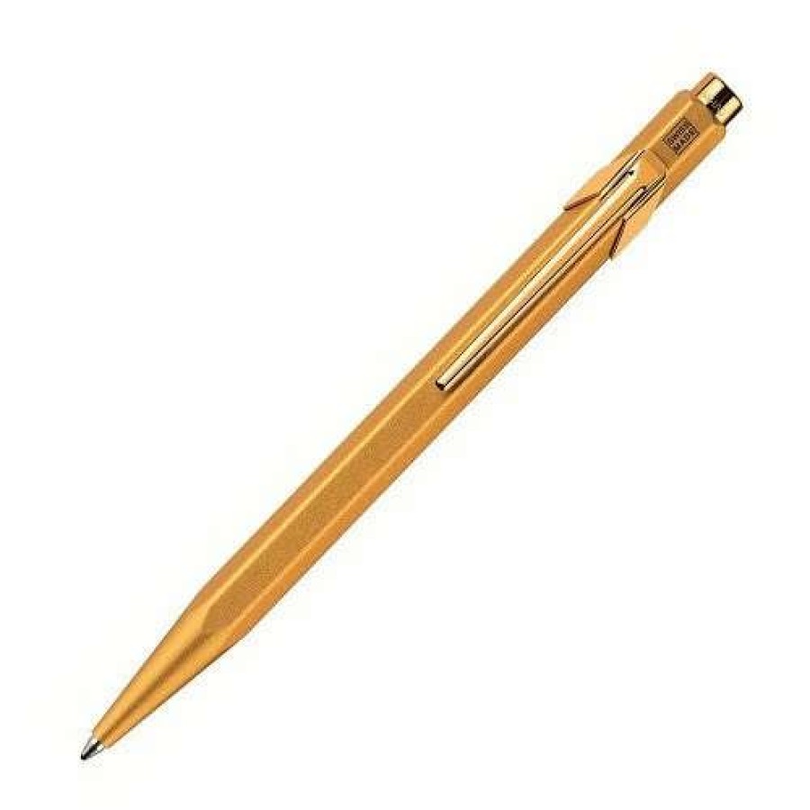 Ballpoint Pens * | Caran D'Ache 849 Goldbar Ballpoint Pen, #849.999G