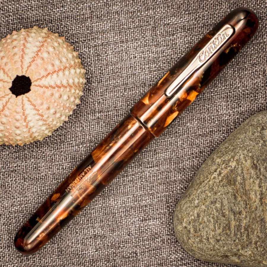 Fountain Pens * | Conklin All American Fountain Pen, Brownstone