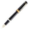 Fountain Pens * | Maiora Mytho K Oronero Fountain Pen, Polished Black & Gold, 14K Nib