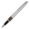 Fountain Pens * | Pilot Mr Animal Metropolitan Fountain Pen, Matte Silver Python