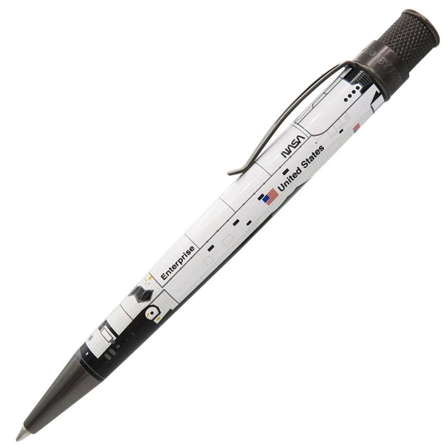 Rollerball Pens * | Retro 51 Limited Edition Tornado Rollerball Pen, Enterprise Shuttle