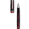 Rollerball Pens * | Tibaldi N60 Ruby Red Resin Rollerball Pen, Palladium Trim