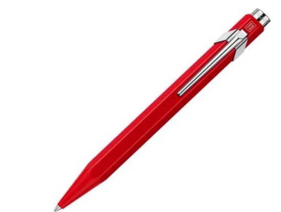 Rollerball Pens * | Caran D'Ache 849 Rollerball Pen Metal Red #846.570