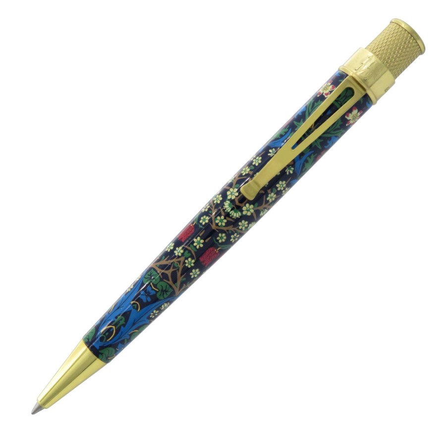 Rollerball Pens * | Retro 51 Metropolitan Museum Of Art Rollerball Pen, William Morris'S Blackthorn