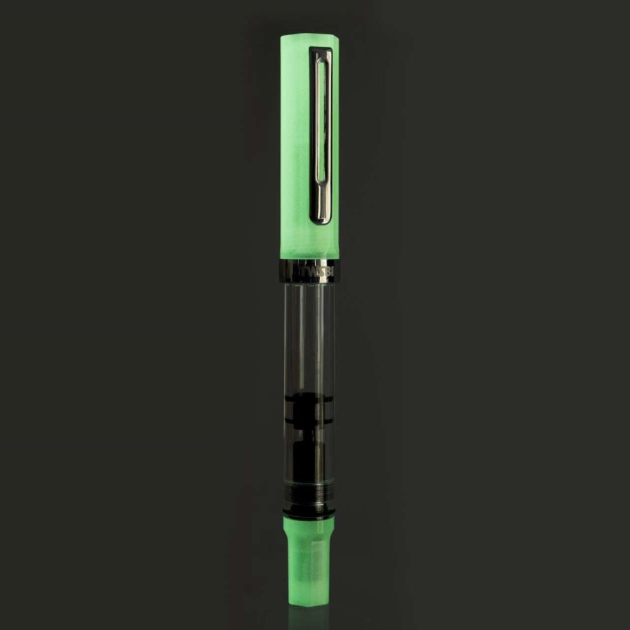 Fountain Pens * | Twsbi Eco Fountain Pen, Glow Green