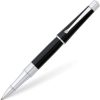 Rollerball Pens * | Cross Cross Beverly Rollerball Pen, Black Lacquer & Chrome