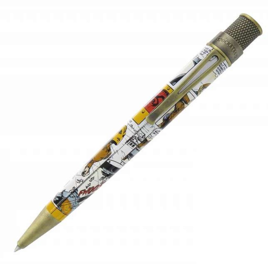 Rollerball Pens * | Retro 51 Okkto Rocketeer First Flight Tornado Rollerball Pen, Full Color