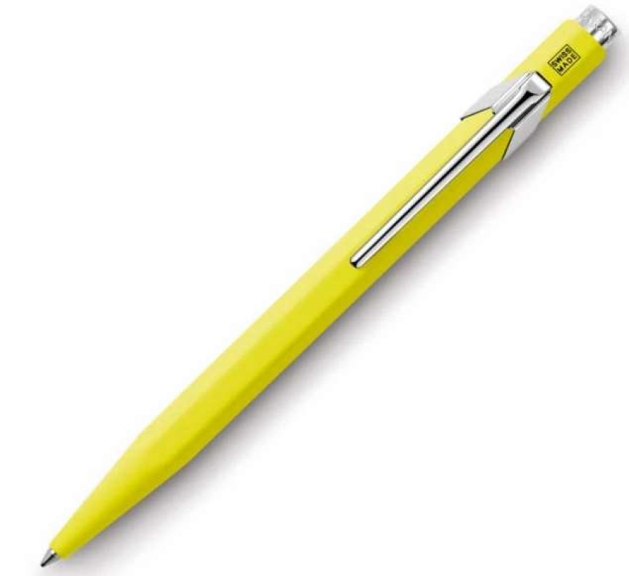 Ballpoint Pens * | Caran D'Ache 849 Ballpoint Pen Flourescent Yellow , #849.470