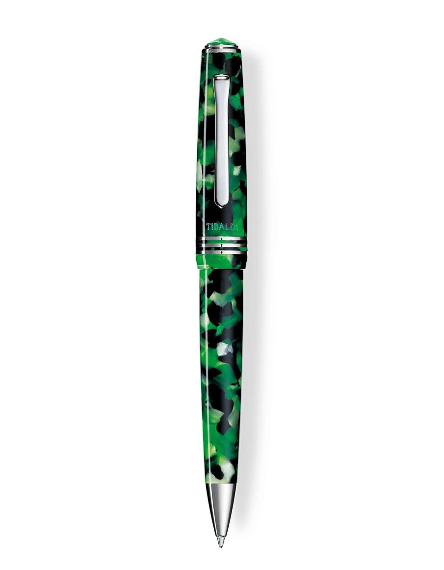 Ballpoint Pens * | Tibaldi N60 Emerald Green Resin Ballpoint Pen