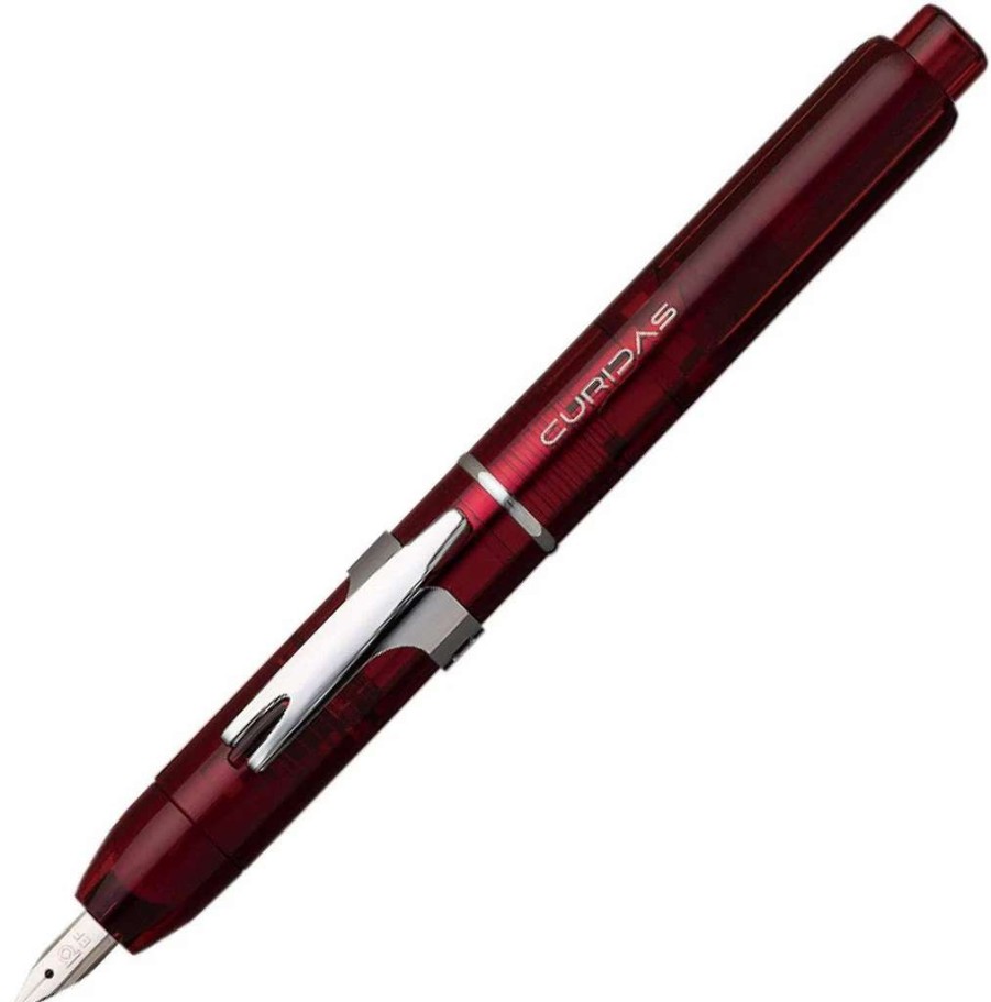 Fountain Pens * | Platinum Curidas Retractable Fountain Pen, Red