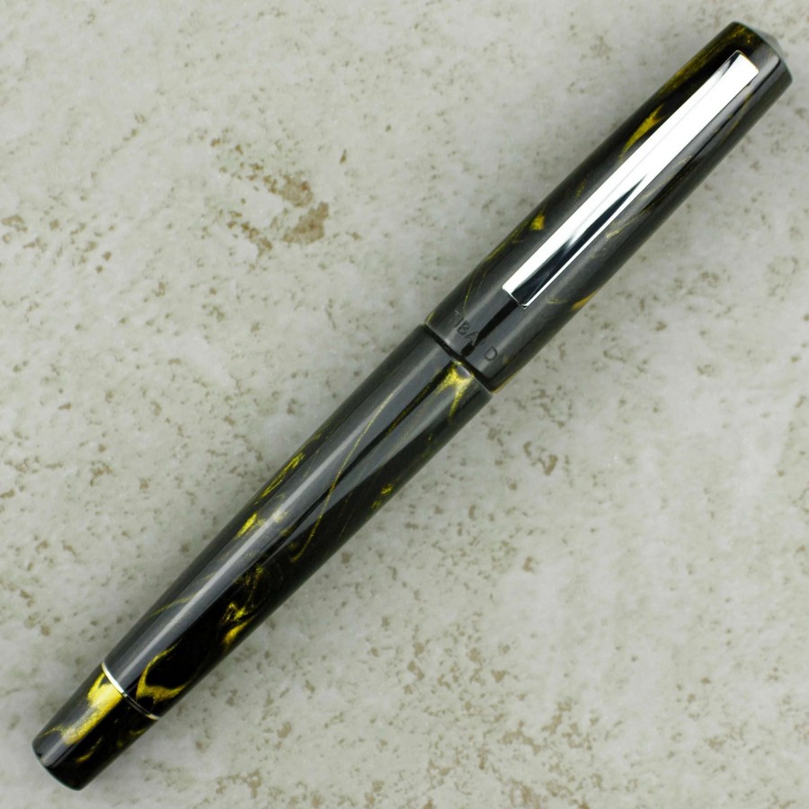 Rollerball Pens * | Tibaldi Infrangibile Rollerball Pen, Black & Gold