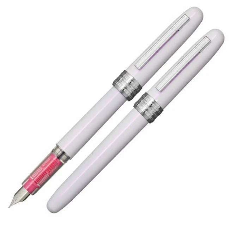 Fountain Pens * | Platinum Plaisir Aura 2022 Fountain Pen, Merry Pink