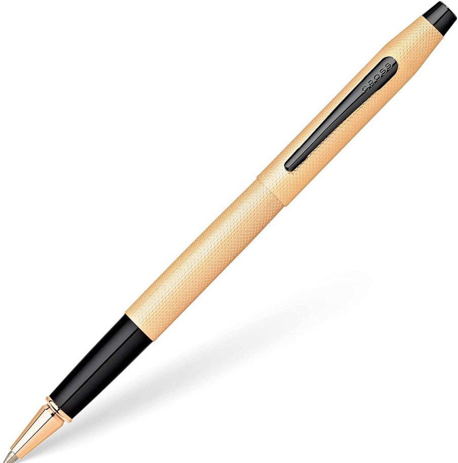 Rollerball Pens * | Cross Cross Classic Century Brushed Rose Gold Rollerball Pen