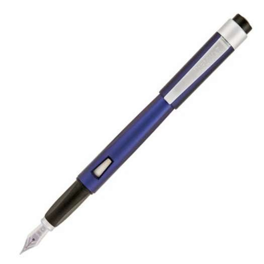 Fountain Pens * | Diplomat Magnum Soft Touch Fountain Pen, Indigo Blue