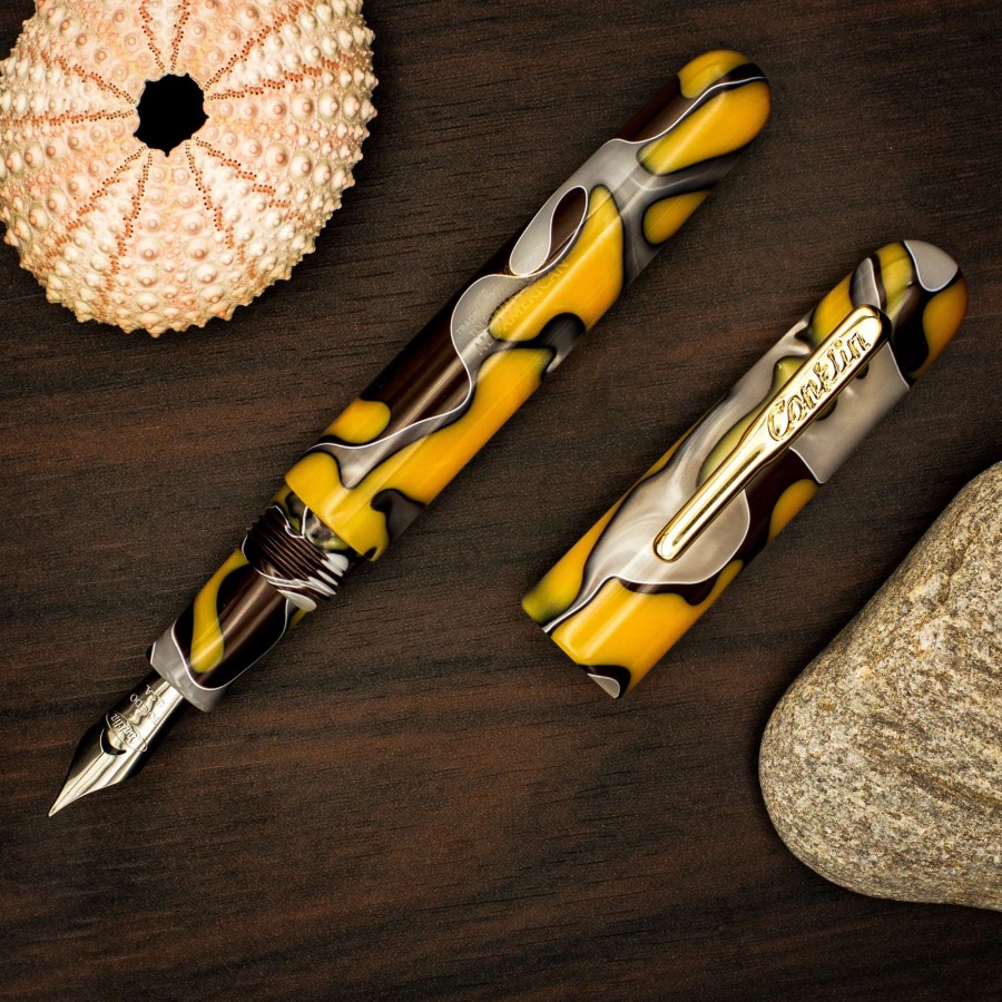 Fountain Pens * | Conklin All American Yellowstone Fountain Pen