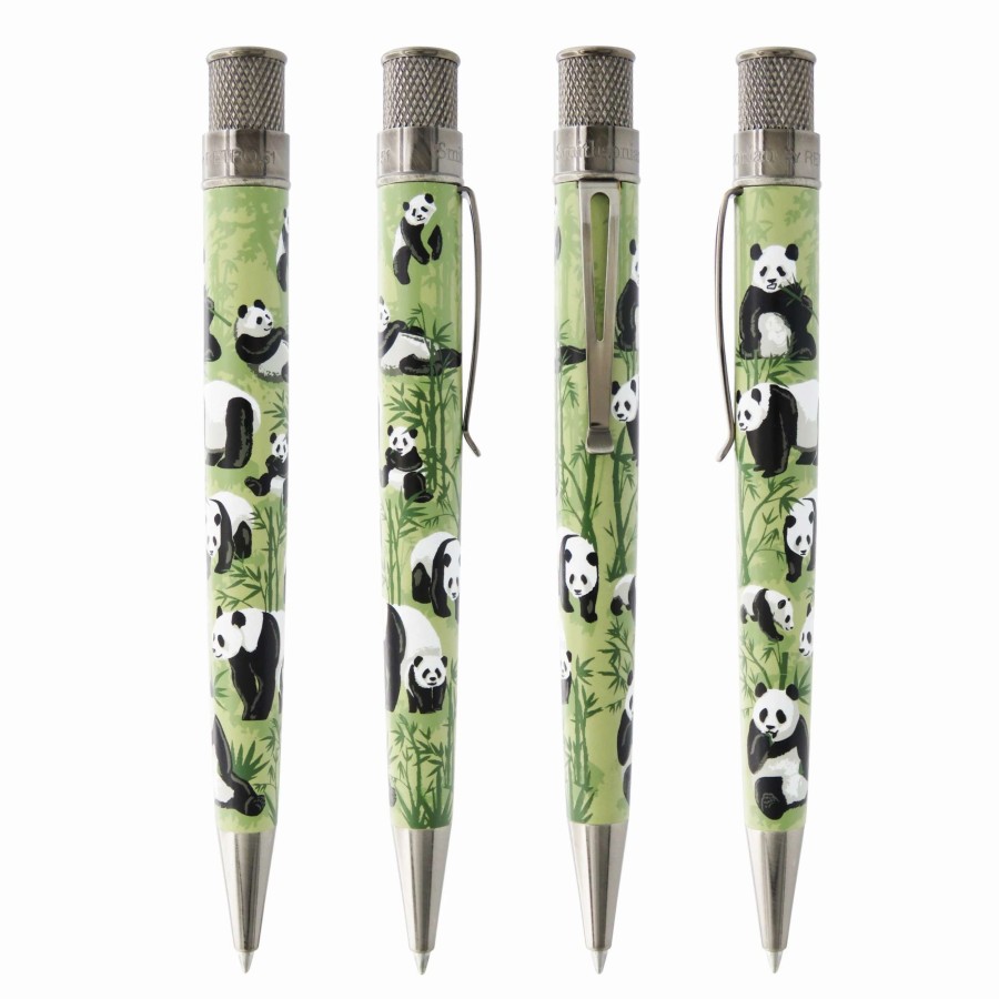 Rollerball Pens * | Retro 51 Smithsonian National Zoo Rollerball Pen, Panda