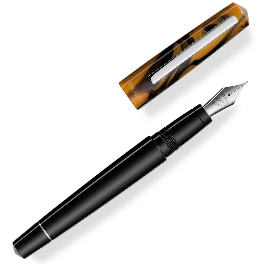 Fountain Pens * | Tibaldi Infrangibile Chrome Yellow Fountain Pen