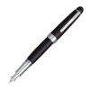 Fountain Pens * | Monteverde Monza Wood Fountain Pen, Ebony, Medium Nib