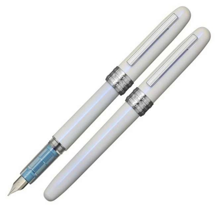 Fountain Pens * | Platinum Plaisir Aura 2022 Fountain Pen, Symphony Blue