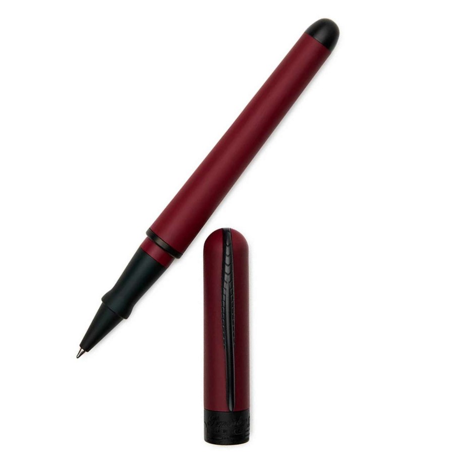 Rollerball Pens * | Pineider Avatar Ur Matte Rollerball Pen, Black Cherry