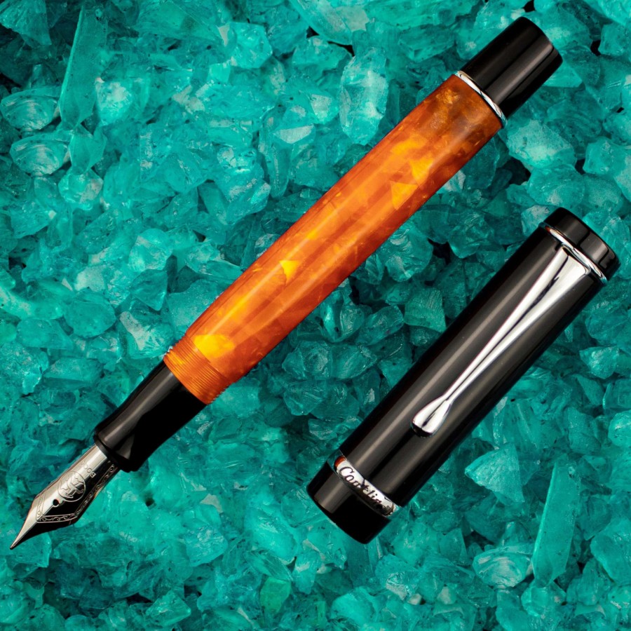 Fountain Pens * | Conklin Duragraph Doue Orange Nights Fountain Pen