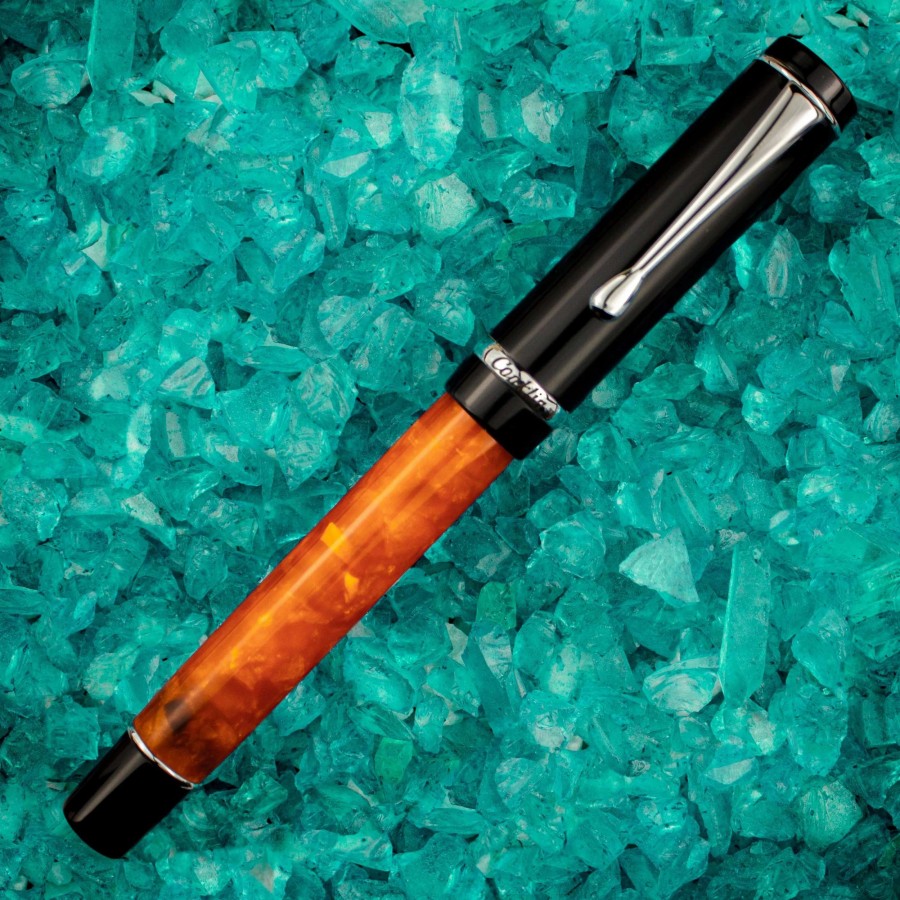 Fountain Pens * | Conklin Duragraph Doue Orange Nights Fountain Pen