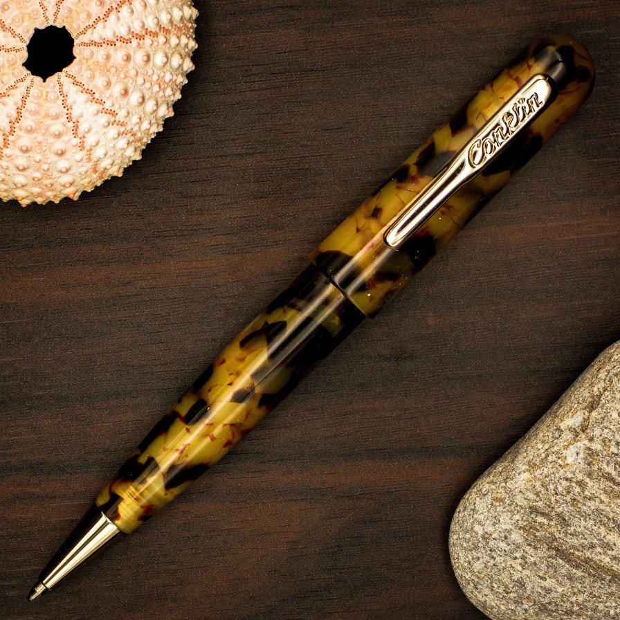 Ballpoint Pens * | Conklin All American Ballpoint Pen, Tortoiseshell