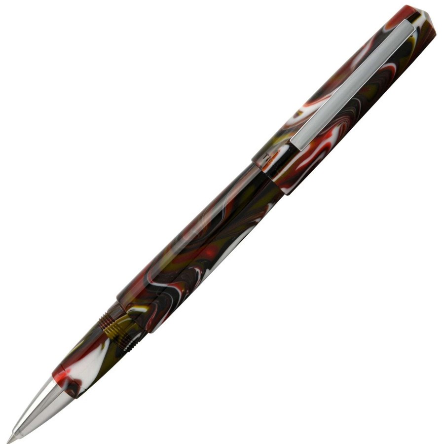 Rollerball Pens * | Tibaldi Infrangibile Terra Rossa Rollerball Pen