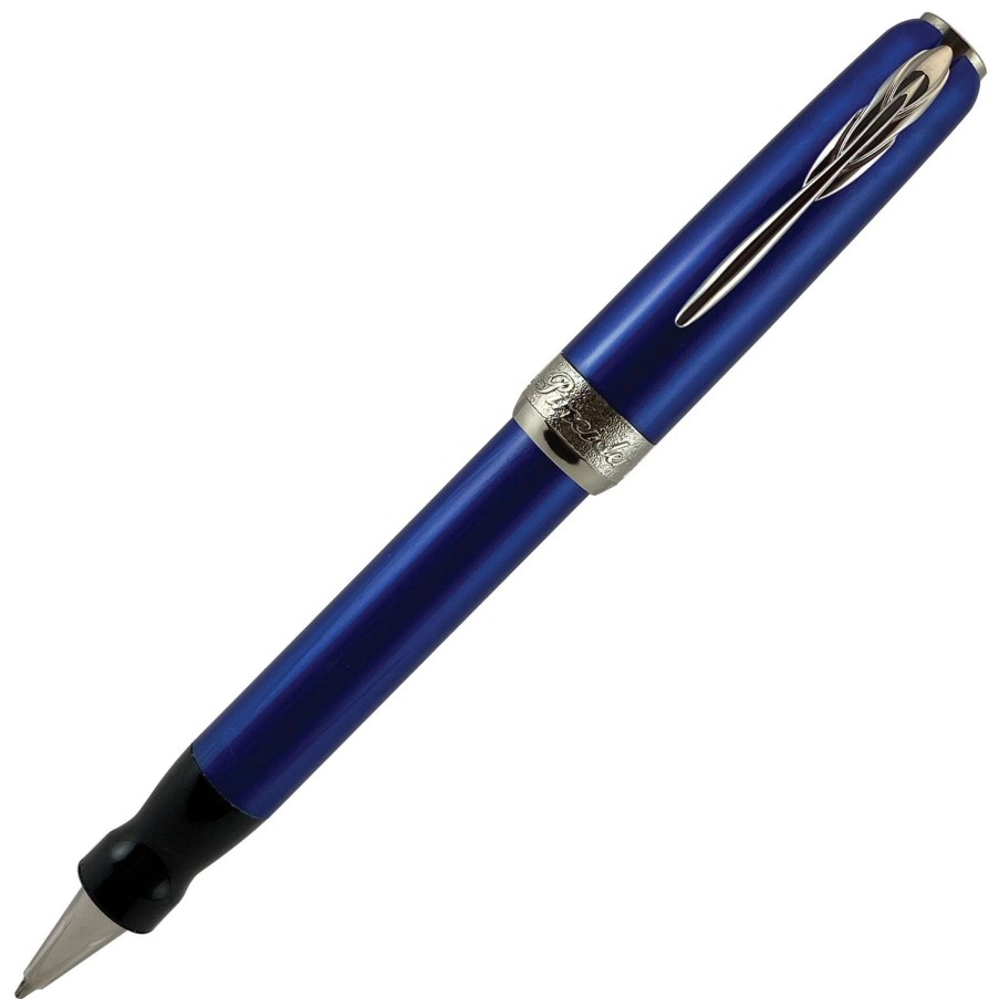 Rollerball Pens * | Pineider Full Metal Jacket Rollerball Pen, Lightning Blue