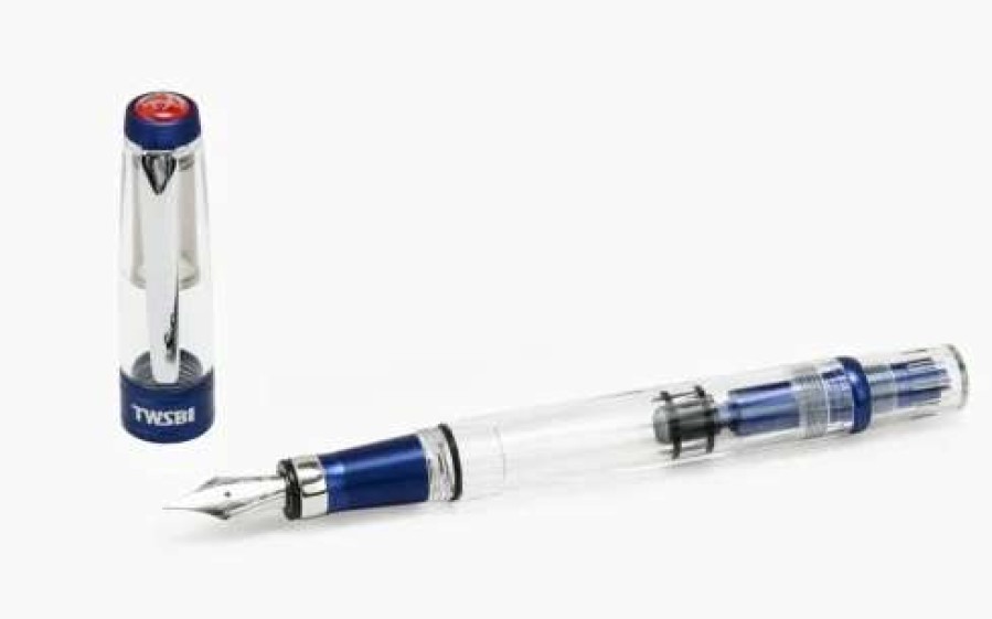 Fountain Pens * | Twsbi Diamond 580 Alr Fountain Pen, Navy Blue