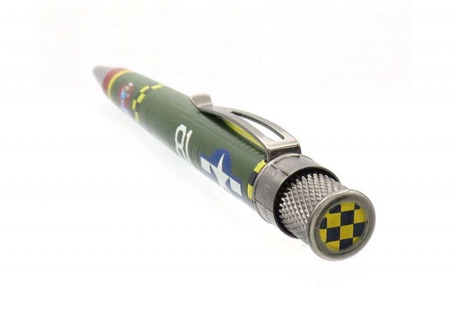 Rollerball Pens * | Retro 51 Tornado Vintage Metalsmith Rollerball Pen, P-47 Thunderbolt