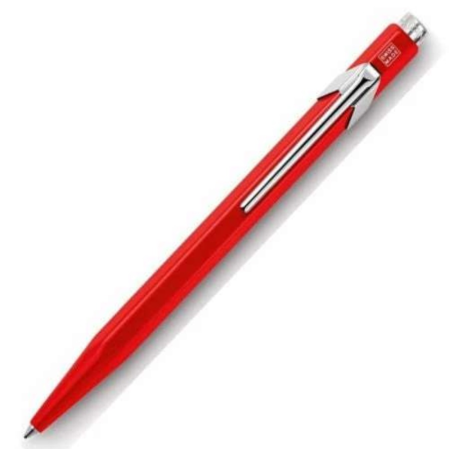 Ballpoint Pens * | Caran D'Ache 849 Ballpoint Pen Metal Red #849.070