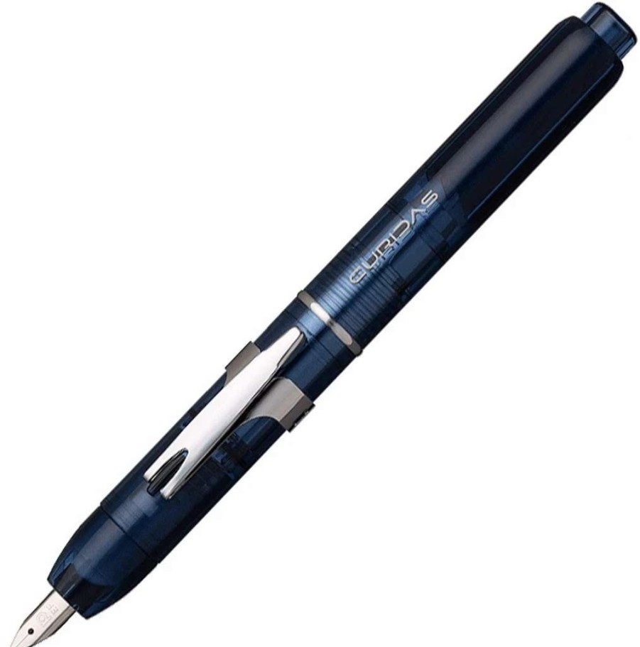 Fountain Pens * | Platinum Curidas Retractable Fountain Pen, Abyss Blue