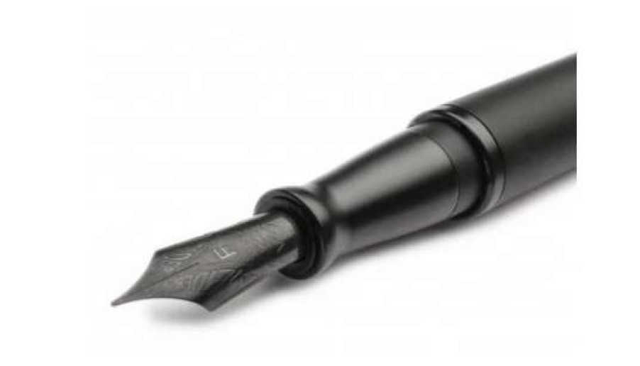 Fountain Pens * | Pineider Avatar Ur Matt Black Fountain Pen, Extra Fine