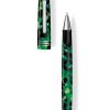 Rollerball Pens * | Tibaldi N60 Emerald Green Resin Rollerball Pen, Palladium Trim