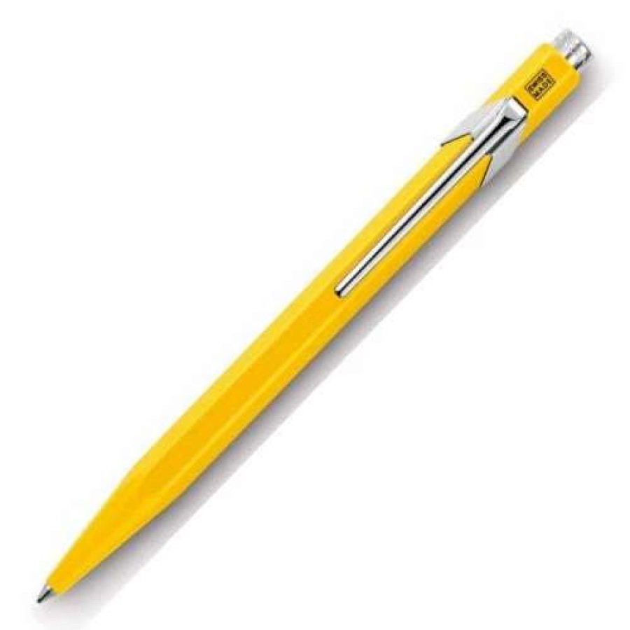 Ballpoint Pens * | Caran D'Ache 849 Ballpoint Pen Metal Yellow #849.010