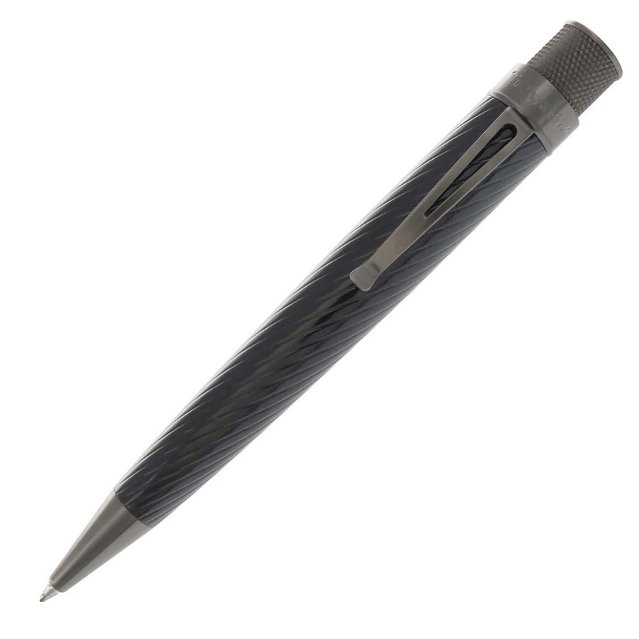 Rollerball Pens * | Retro 51 Tornado Big Shot Rollerball Pen, Brixton Black