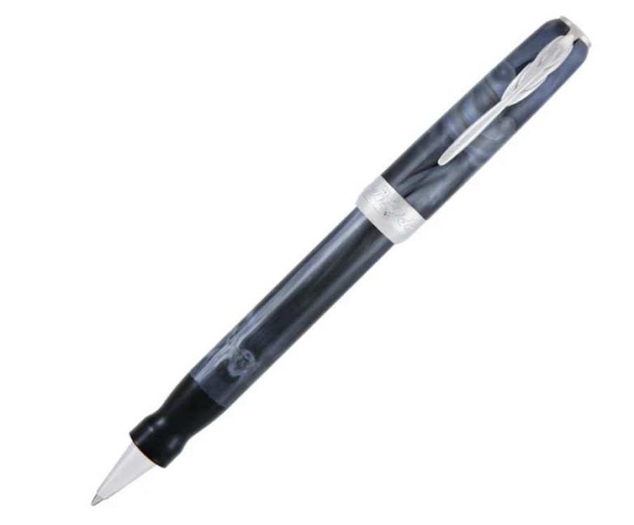 Rollerball Pens * | Pineider Full Metal Jacket Rollerball Pen, Coal Grey