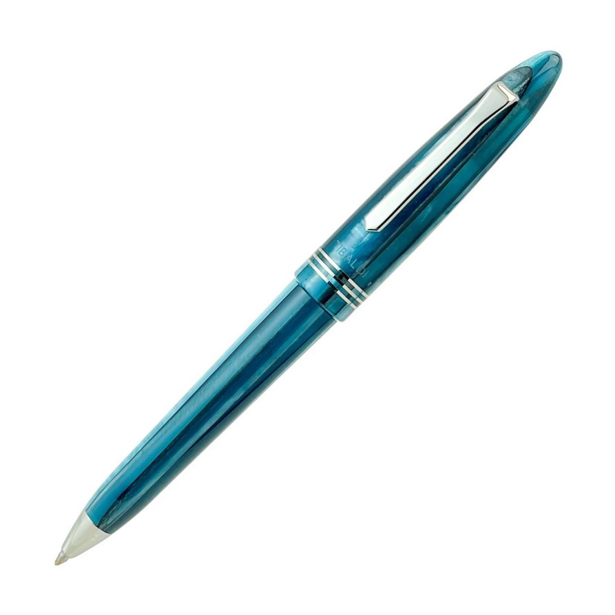 Ballpoint Pens * | Tibaldi Bononia Bora Bora Ballpoint Pen, Palladium Trim