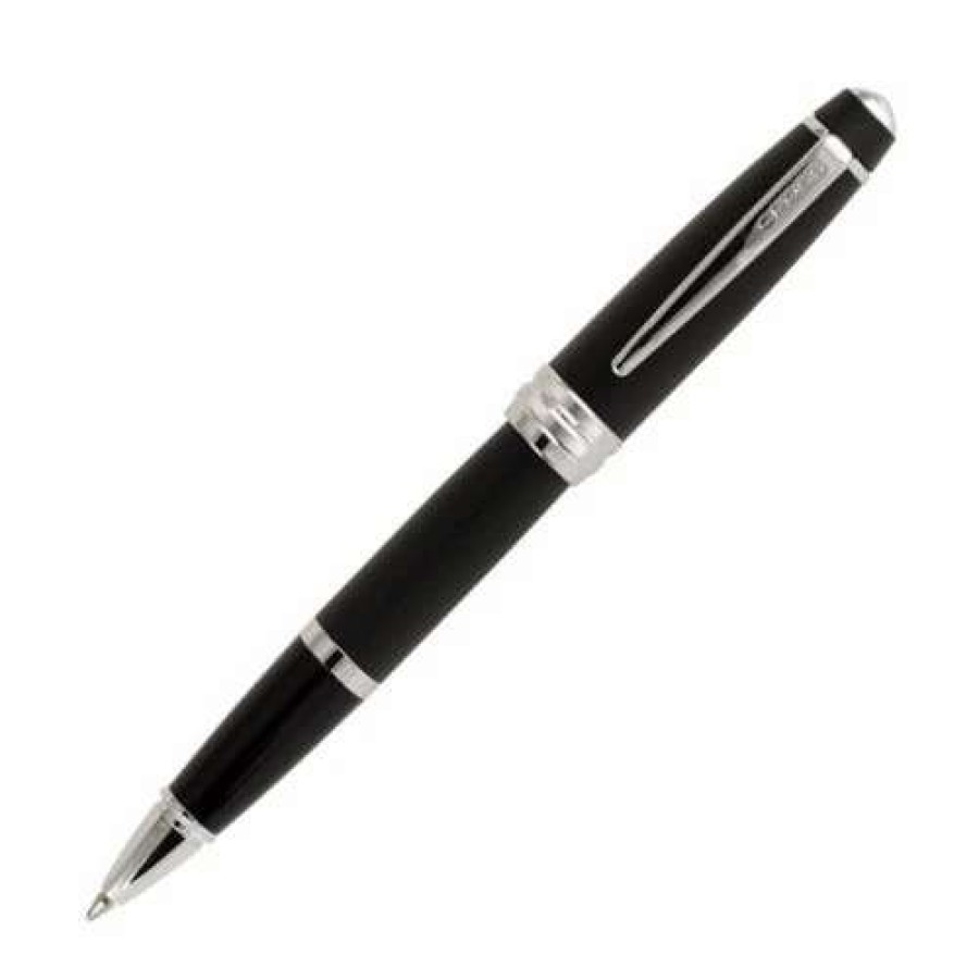 Rollerball Pens * | Cross Cross Bailey Rollerball Pen, Matte Black & Chrome