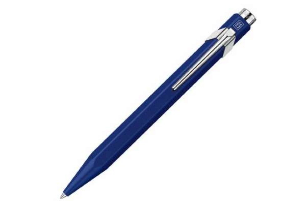 Rollerball Pens * | Caran D'Ache 849 Rollerball Pen Metal Blue #846.659