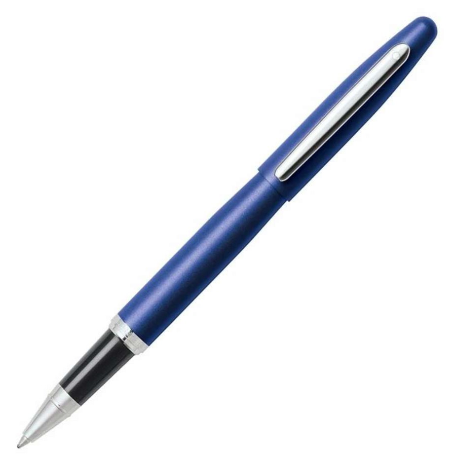 Rollerball Pens * | Sheaffer Vfm Rollerball Pen, Blue & Chrome