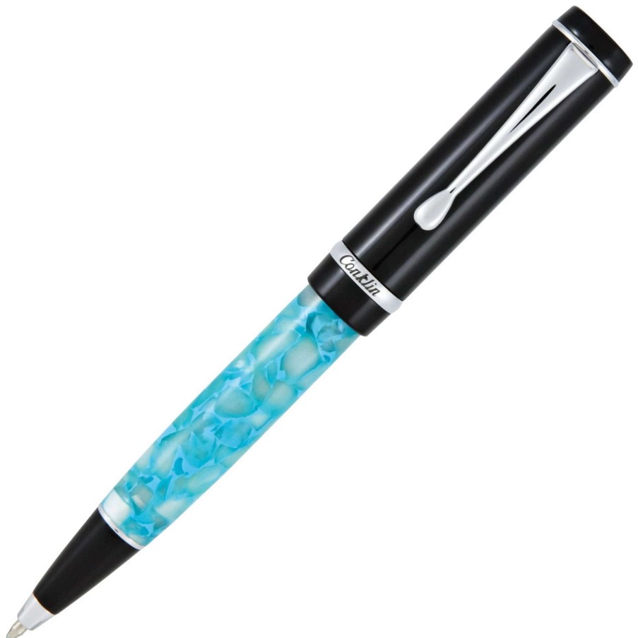 Ballpoint Pens * | Conklin Duragraph Ballpoint Pen, Turquoise Nights