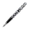 Fountain Pens * | Diplomat Excellence A Plus Rome Black & White Fountain Pen, Fine Nib