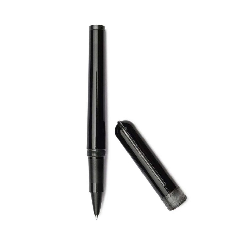 Rollerball Pens * | Pineider Metropolis Rollerball Pen, Black