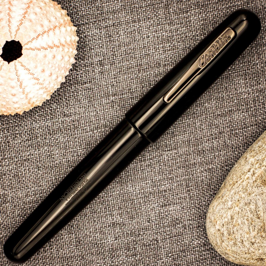 Fountain Pens * | Conklin All American Fountain Pen, Raven Black